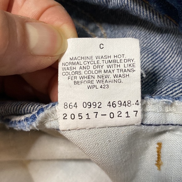 VINTAGE Levi’s 517 Dark Wash Orange Tab 1992 - Picture 14 of 16